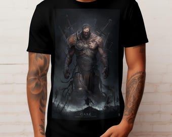 Gark The Forgotten Herald T-Shirt: Dark Fantasy Gothic Graphic Tee