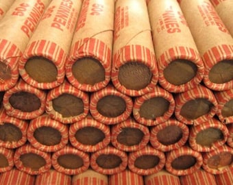 Lincoln Wheat Cent Roll: 1909-1958 US Pennies, Estate Find *
