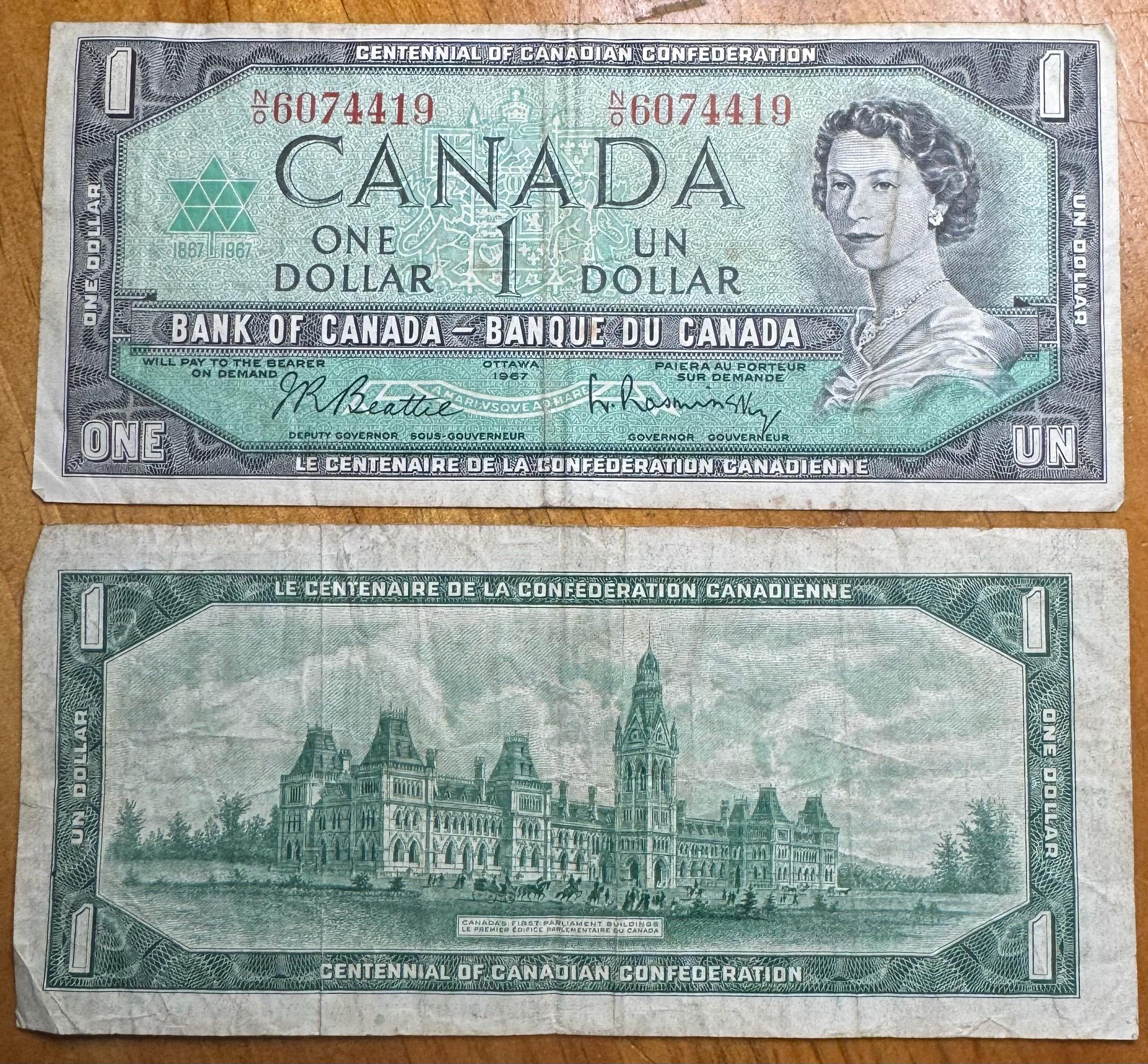 1967 Canada Dollar - Etsy