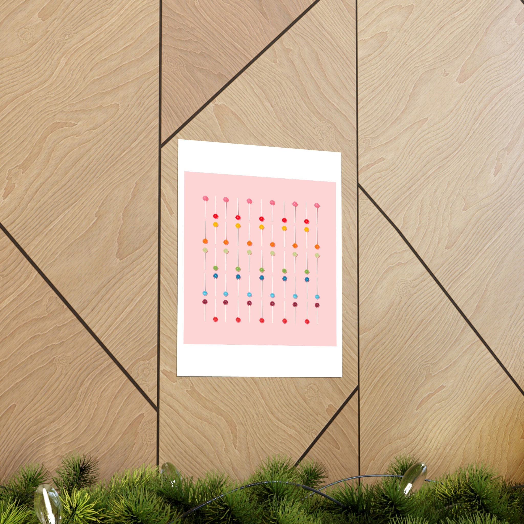 Boho Preppy Premium Matte Vertical Poster