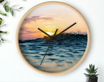 Ocean Wall clock