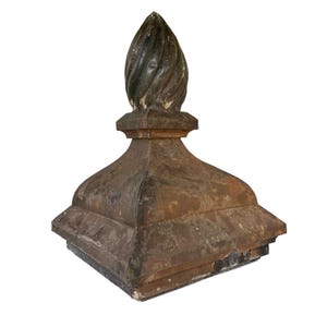 Antique Roof Finial Architectural Salvage 24&quot; high Galvanized Nice Patina Cupola