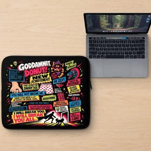Dungeon Crawler Carl Inspired Laptop Sleeve, DCC Padded Laptop Case, LitRPG Book Lover Gift