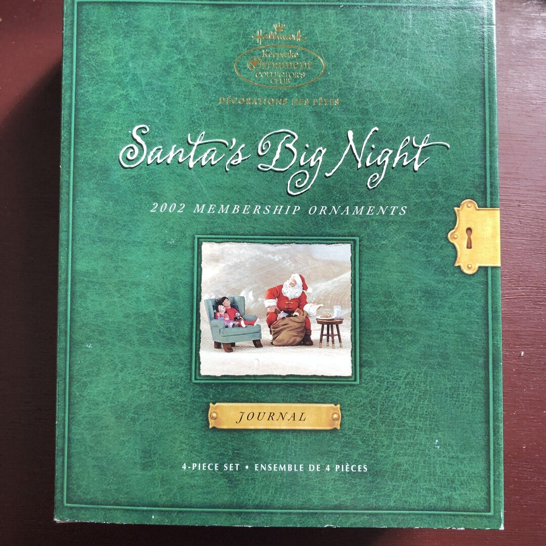 Ornement souvenir, poinçon vintage 2001, joyeux père Noël n° 477 boîte1 - France