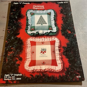 Aggie J Designs Christmas Hopscotch Leaflet #10 schemat haftu krzyżykowego