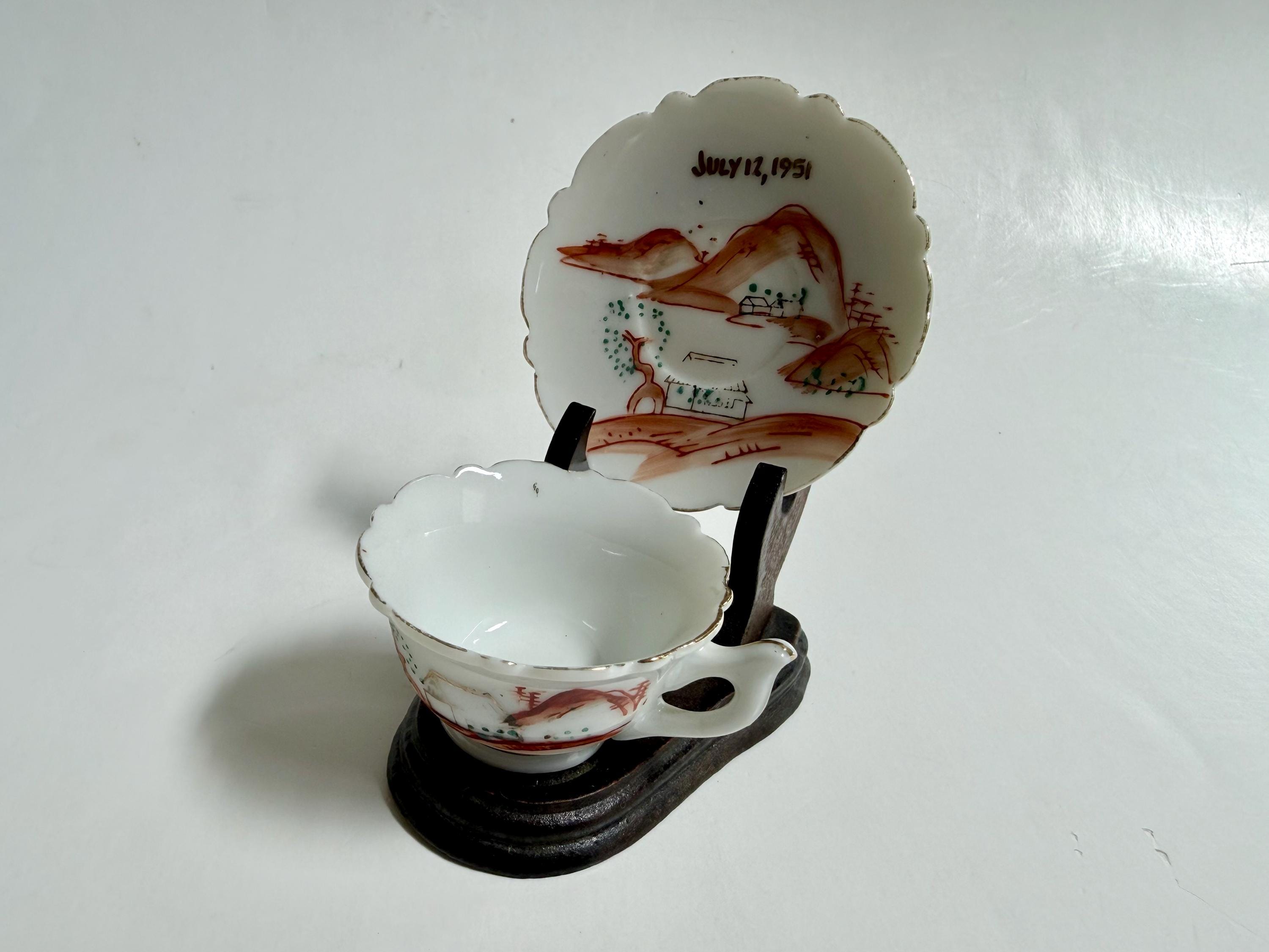 Miniature Teacup Vintage Japan - Etsy