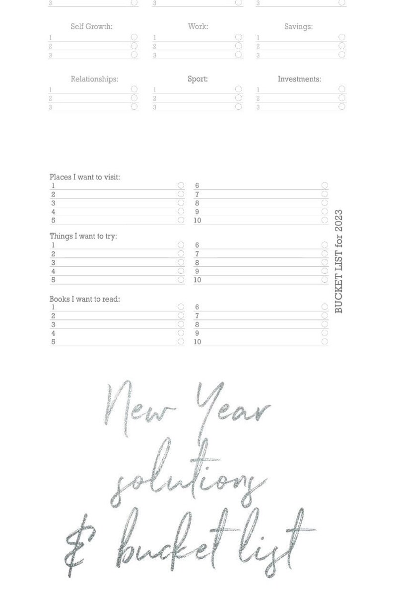 Planner Digital Goodnotes PDF 2023 Etsy