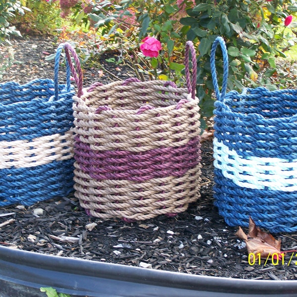 Rope Basket Etsy