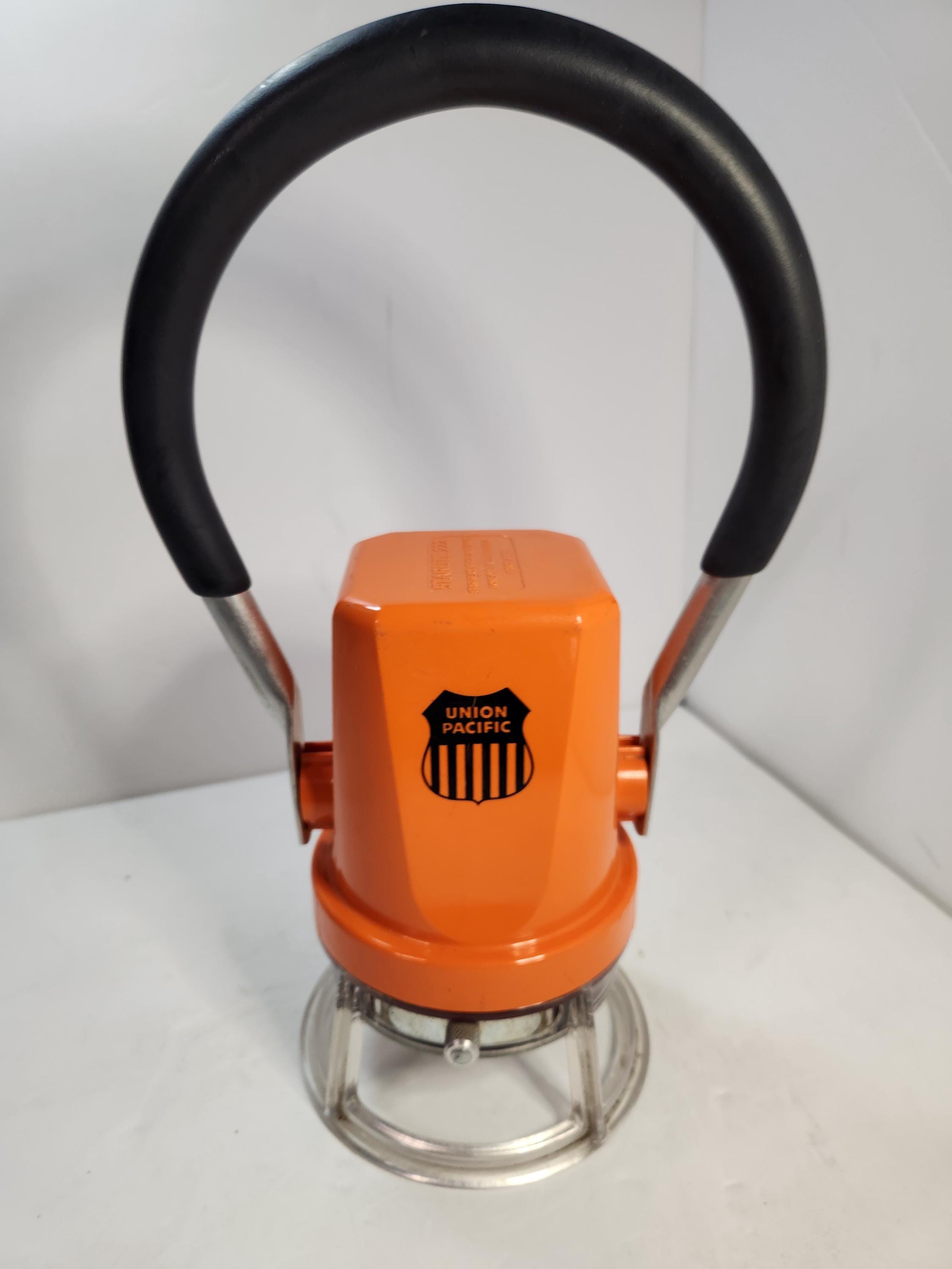 Vintage 100th Year Orange Union Pacific Lantern Star Railroad Lamp
