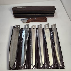 Kershaw Kai Blade Trader Set W/case Made Japan Camping Complete