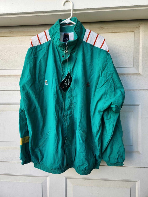 Vintage New W/tags Le Coq Sportif Windbreaker Jacket 90s Retro