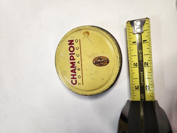 champion ruby tobacco Vintage Champion Tobacco Tin Australia Fine Cut 2 Oz Tobacciana Man Cave  Retro
