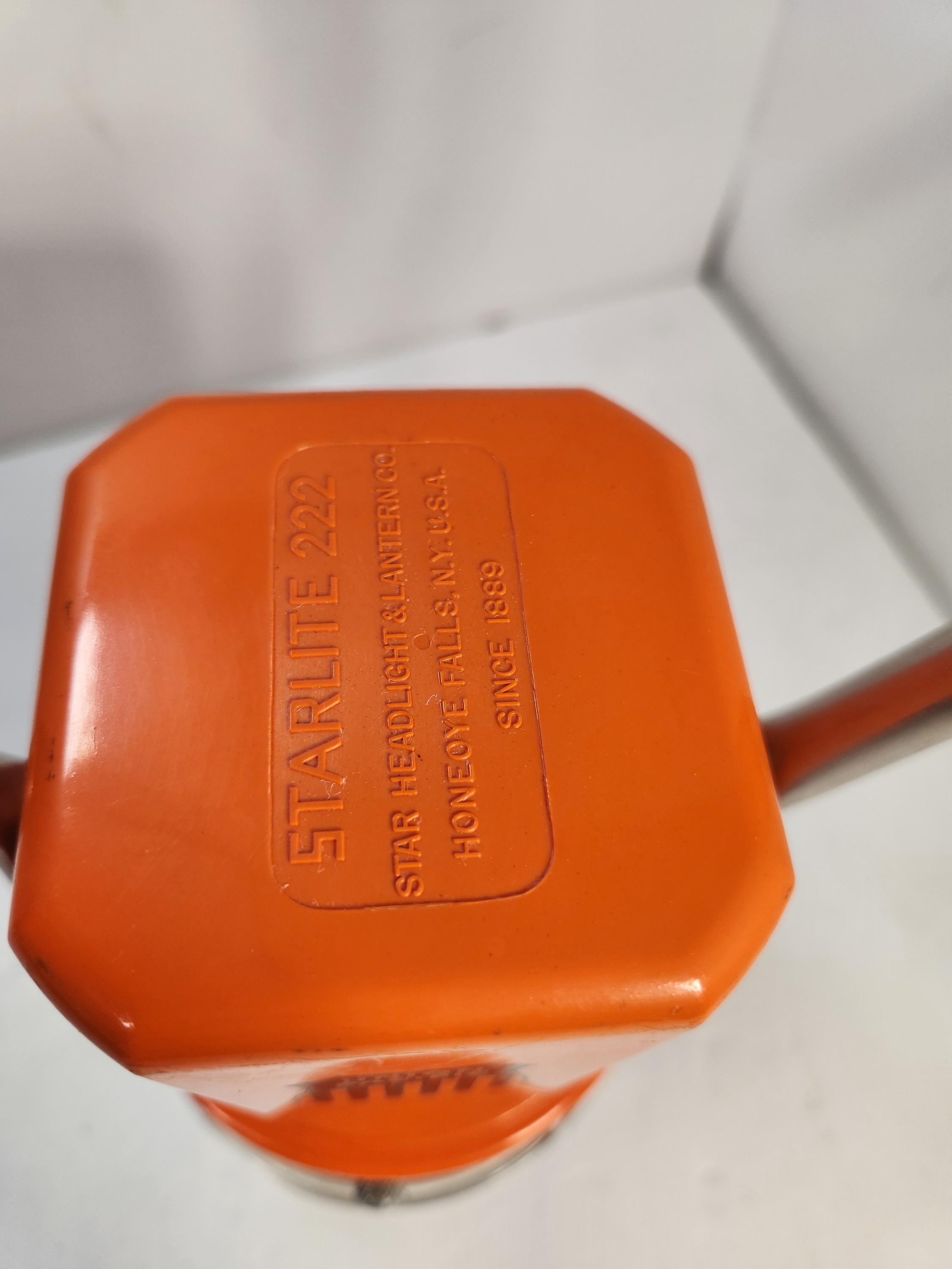 Vintage 100th Year Orange Union Pacific Lantern Star Railroad Lamp