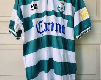 Rare Vintage 90's ABA Sport Santos Laguna Team Soccer Jersey Men's