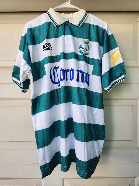 Rare Vintage 90's ABA Sport Santos Laguna Team Soccer Jersey Men's