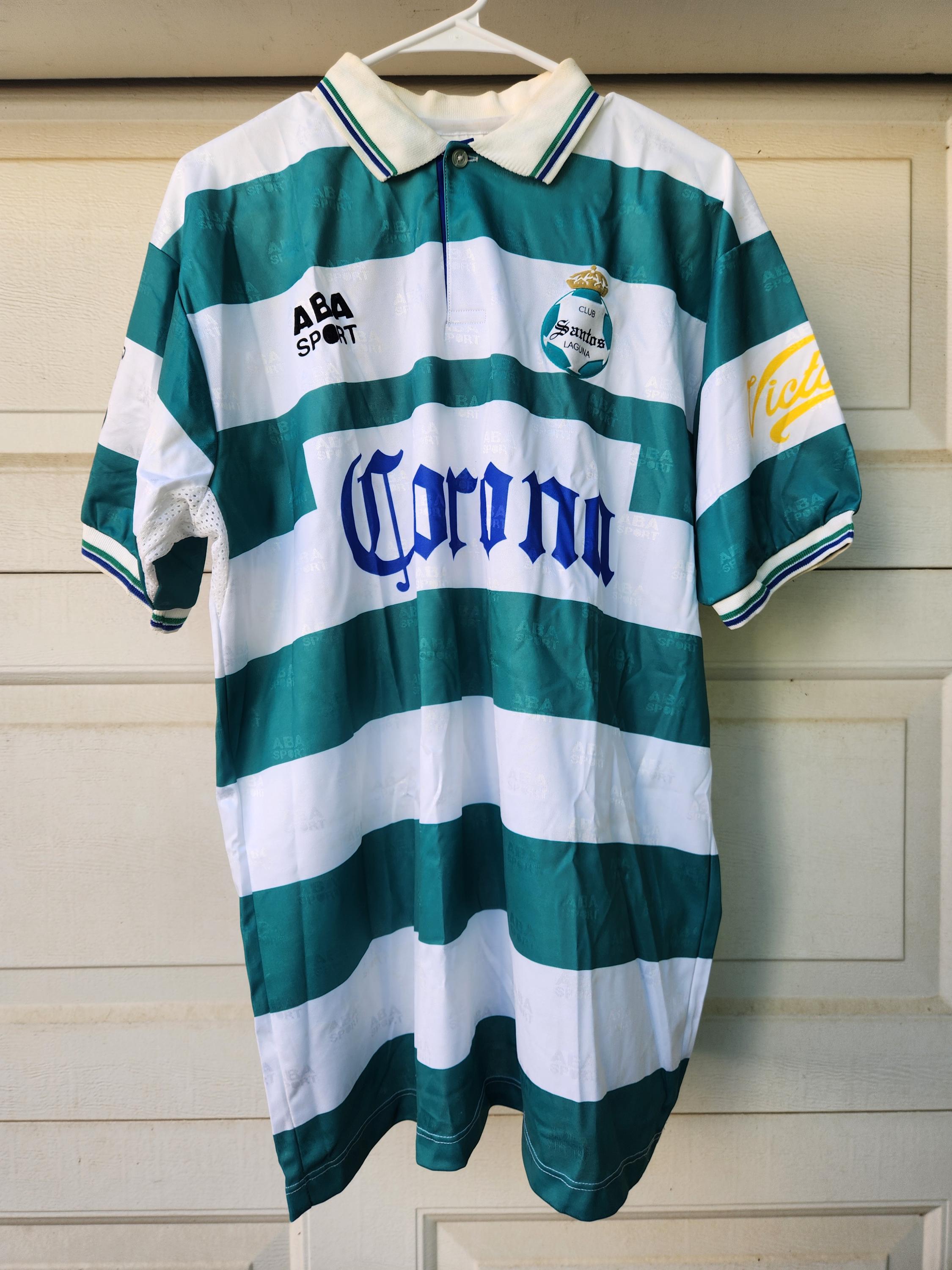 Rare Vintage 90's ABA Sport Santos Laguna Team Soccer Jersey Men's