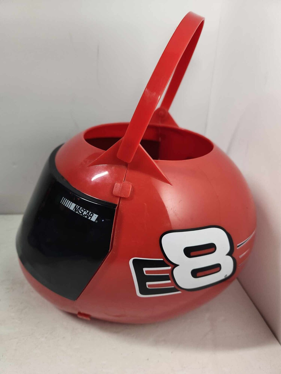 Dale Earnhardt Jr Helmet Candy Bucket Racing Nascar Motorsports Red Bud