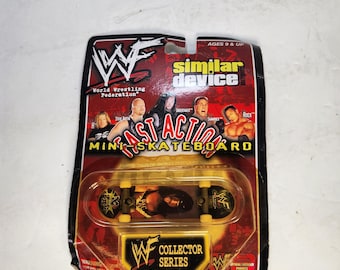Vintage WWF X-Pac Mini-Skateboard WWE Wrestling Fingerboard Similar Device WCW