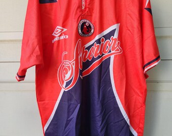 Rare Vintage 90's Umbro Veracruz Tiburones Liga Soccer Jersey