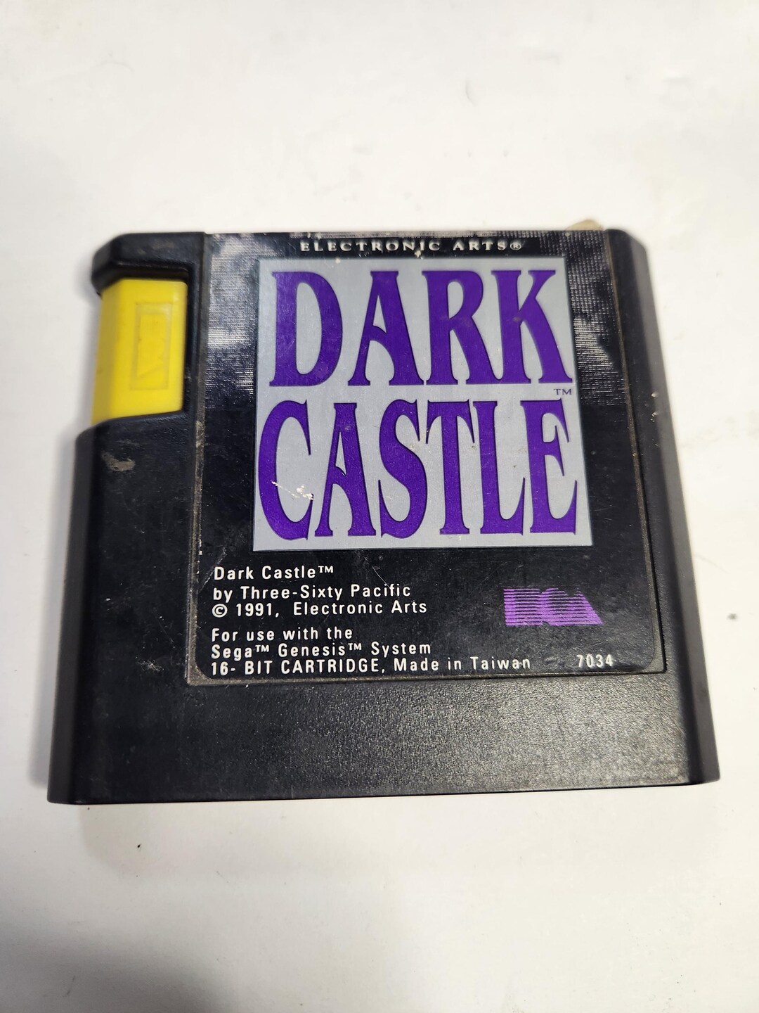 Dark Castle, Sega Genesis, Video Game Cartridge Only, Vintage Platform