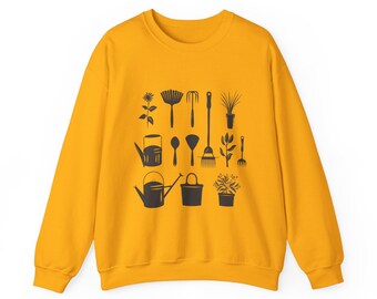 Garden Tools Sweatshirt, Gardner, Plant Shirt