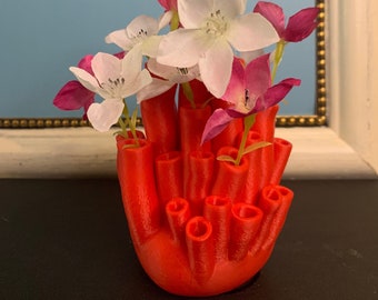 Cute Coral Vase | Centerpiece | 3D Printed | Vase Filler