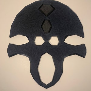 Maschera nera Oldschool RuneScape / Regalo OSRS RuneScape / Accessori RuneScape / Alta qualità