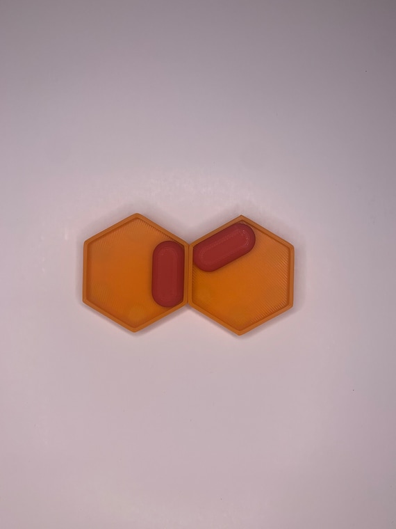 Juguete Anti-Estrés Hexagonal Giratorio - Ideal Para Adultos Y Niños, Fomenta La Relajación Y Concentración