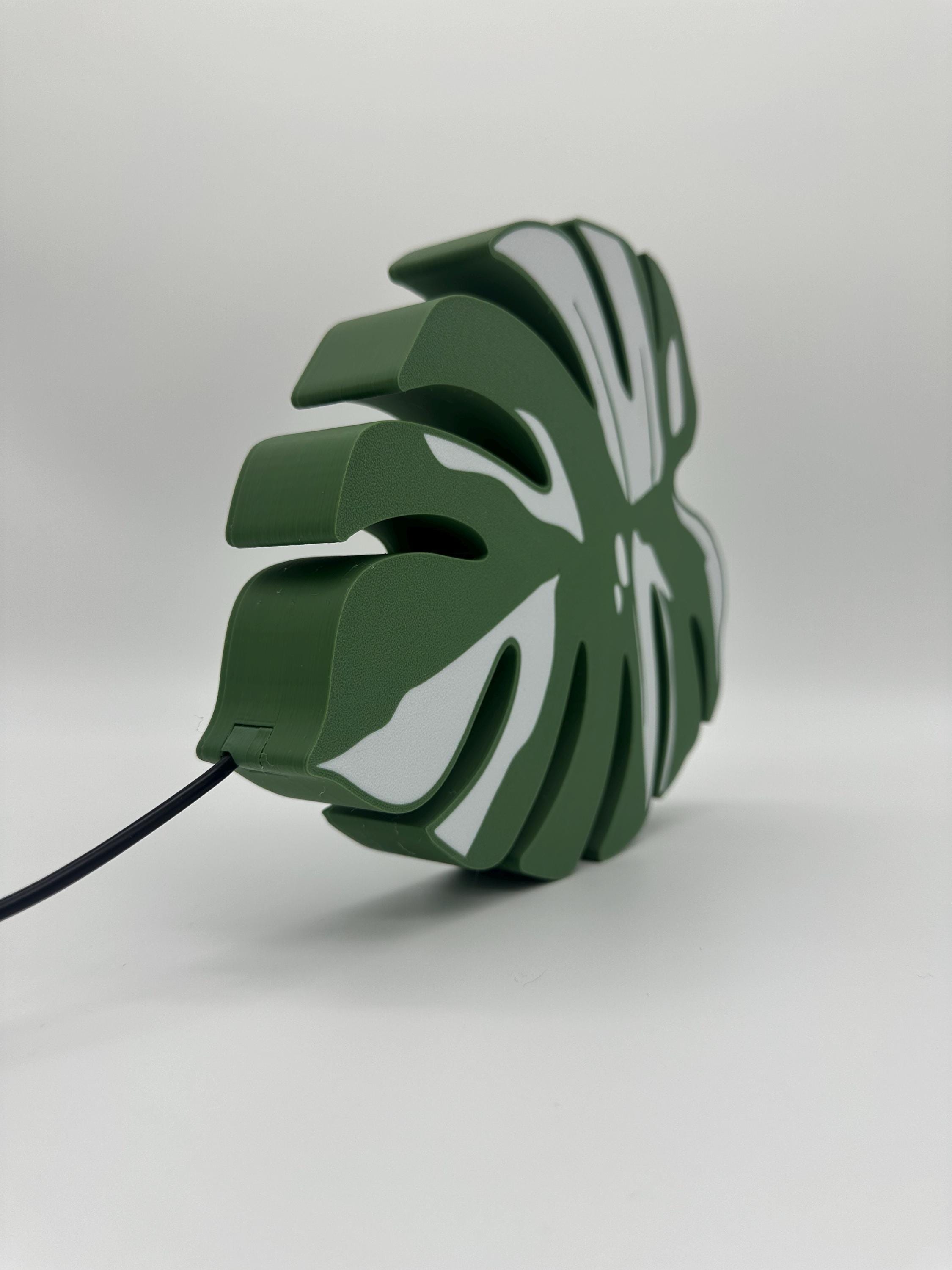 Monstera Leaf Lamp | Custom Wall Lamp | Bluetooth RGB | Cheese Plant ...