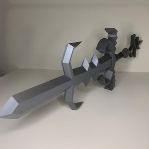Bandos Godsword OSRS Cosplay / RuneScape Prop Idee regalo / Alta qualità / Stampato in 3D