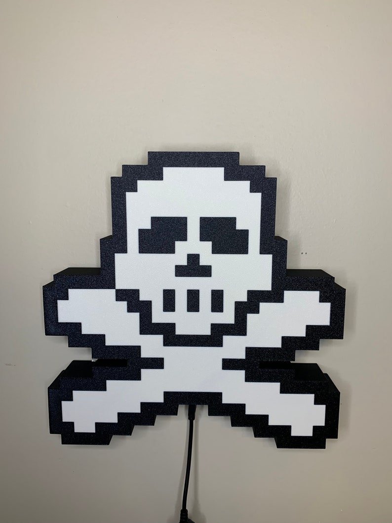 Pk Skull Lightbox Runescape Props OSRS Runescape Gift Idea Bluetooth