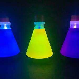 Lampe à potion | Lampe pour fiole de potion | Cadeau de jeu | LED RVB Bluetooth