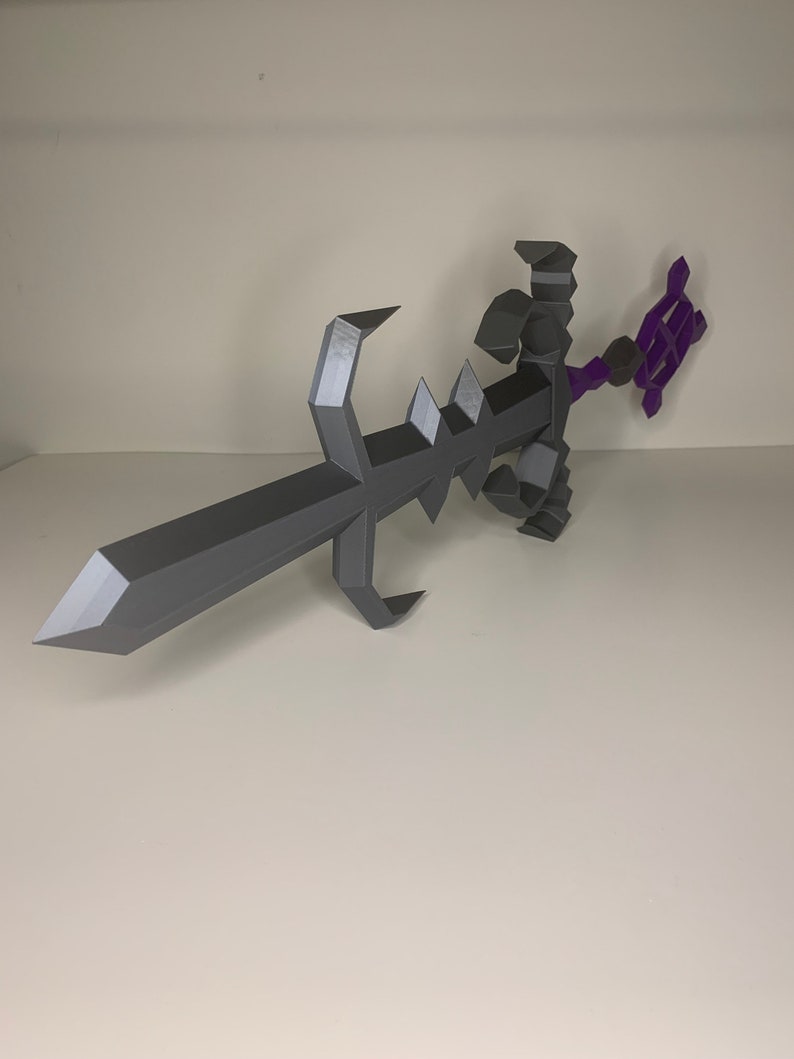 Ancient Godsword OSRS Cosplay Runescape Prop Gift Ideas High Quality 3D ...
