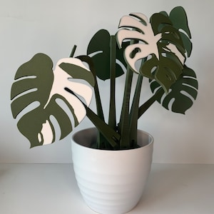Monstera Plant Coaster Set | Free Shipping | Albo | Fake Plant | 3D Printed | High Quality | Housewarming Gift
