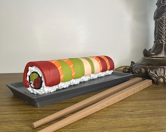 Sushi pillendoosje | Medicijnopberger | Leuke pillendoos met sushi-thema | Draagbare opberger voor reismedicijnen | Wekelijkse organisator
