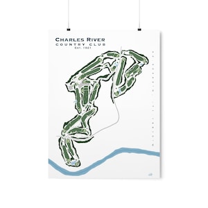 Charles River Country Club Premium Matte Posters