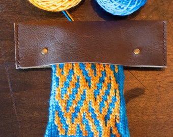 100% Leather Needle Cozy