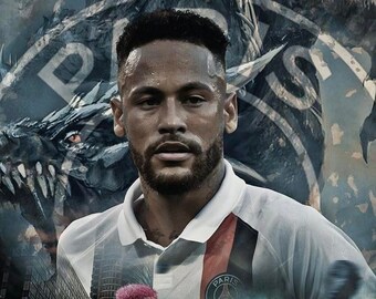 Neymar - PSG - Poster - Etsy