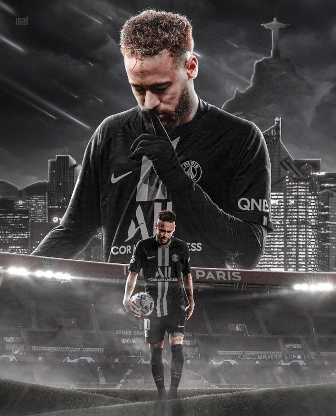 Neymar - PSG - Poster - Etsy