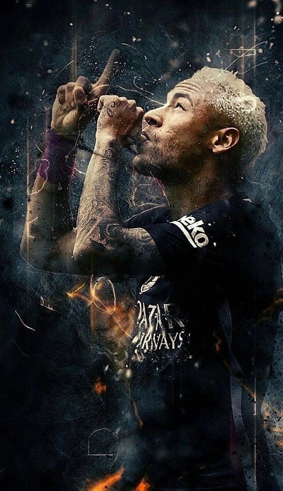 Neymar - PSG - Poster - Etsy