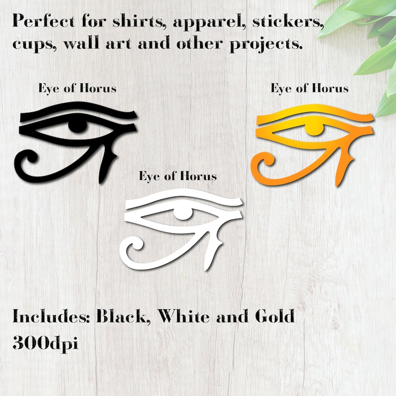 Eye of Ra & Horus Ankh SVG Bundle: Egyptian Hieroglyphs (digital ...