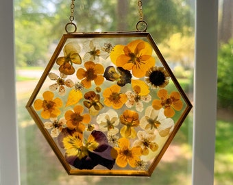 Pressed flower frame 11