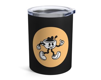 CAFEINE Tumbler 10oz, taza de té, taza de café, taza de viaje, vaso lindo, diseño divertido