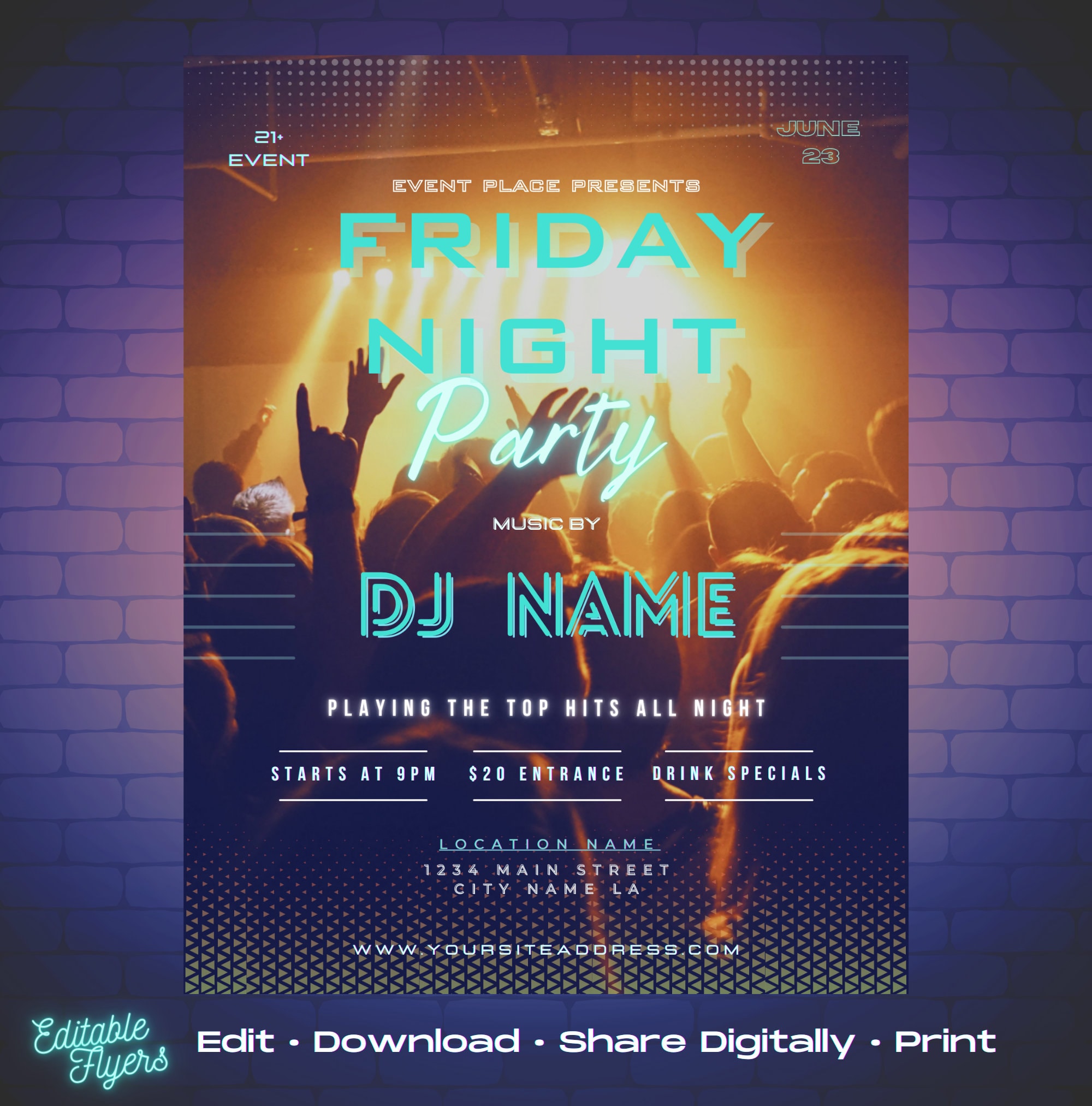 Image 5 for Free Block Party Flyer Template
