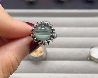 Natural Graden Phantom Quartz 925 Sterling Silver Ring Canada