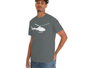 Airbus Eurocopter AS350, EC125, H125 Helicopter Unisex Heavy Cotton Tee