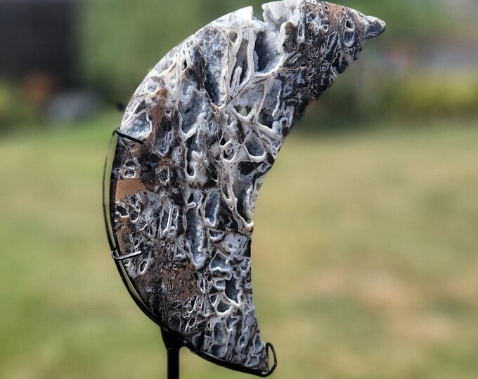Druzy Sphalerite Crystal Moon