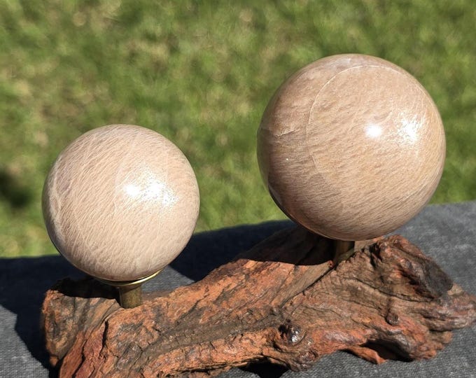 Peach Moonstone Crystal Sphere