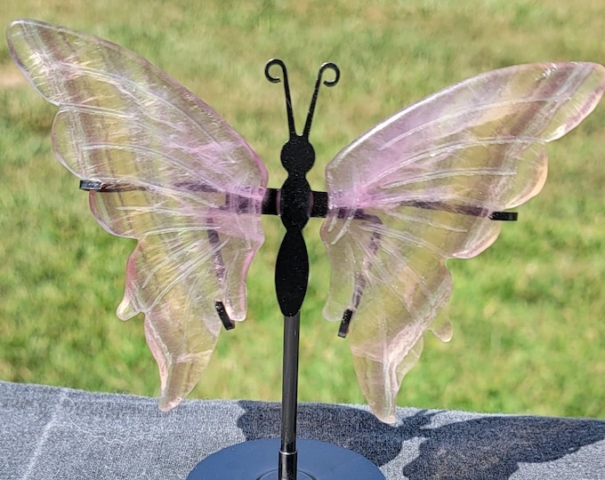 Candy Fluorite Crystal Butterfly Wings
