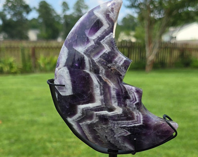 Dream Amethyst Crystal Moon